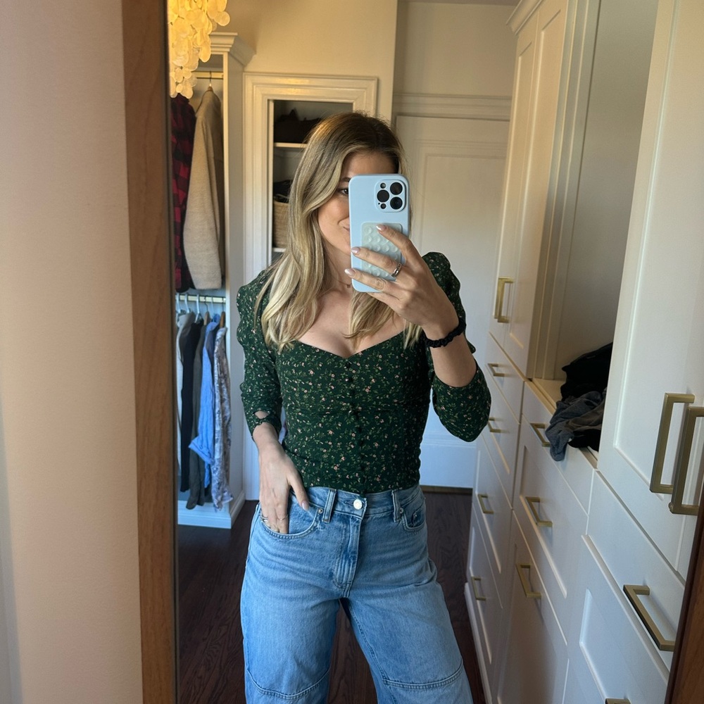 Reformation Floral Top